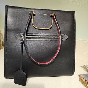 Alexander McQueen two leather tote